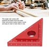 45/90 Degree Aluminum Alloy Angle Ruler High Accuracy DIY Woodworking