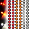Tuanse 60 Pack Trailer Lights Bulk 3/4 Inch LED Marker