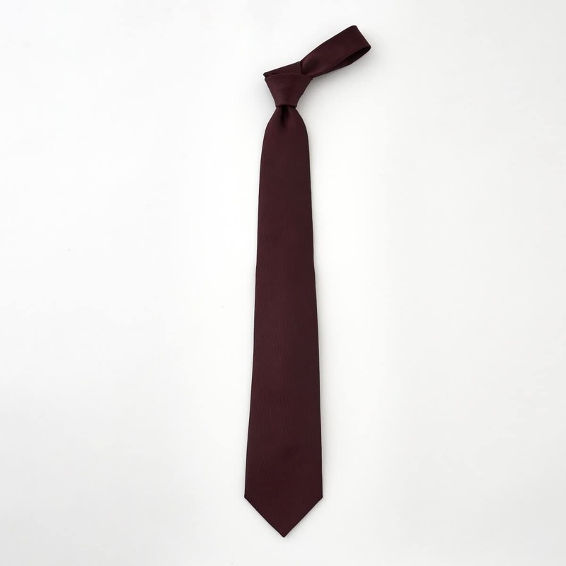 Ojie Men's Necktie, 100% Silk, Solid, Seven Fold, Business, Formal,