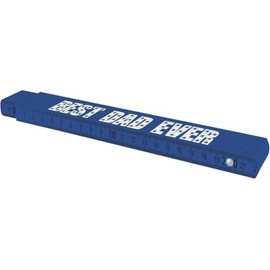 TOX 09969004/T Folding Rule M 2 m in Blue Print Best Dad Ever Folding Ruler Beech Wood with Angle Measuring Function and Coloured Decimal Numbers Accuracy Class III-09969004/T-1 Piece