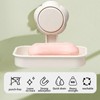 Suction Cup Shower Soap Holder Wall Mounted Max Hold 5KG