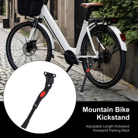 Kick Stands Adult Cycling | Adjustable Cycle Kickstand Bike Side Stand | Non-Slip Cycling Accessories Adjustable Replacement Parts for Riding Women Men