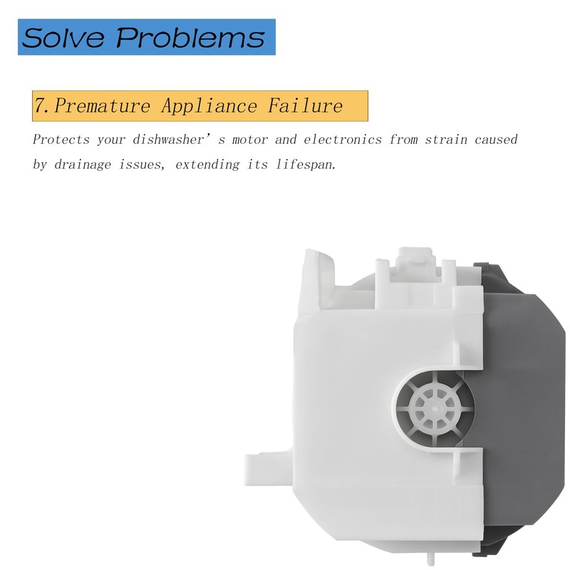 00631200 Dishwasher Drain Pump for Bosch Replace 631200 AP5972147 PS11704799,