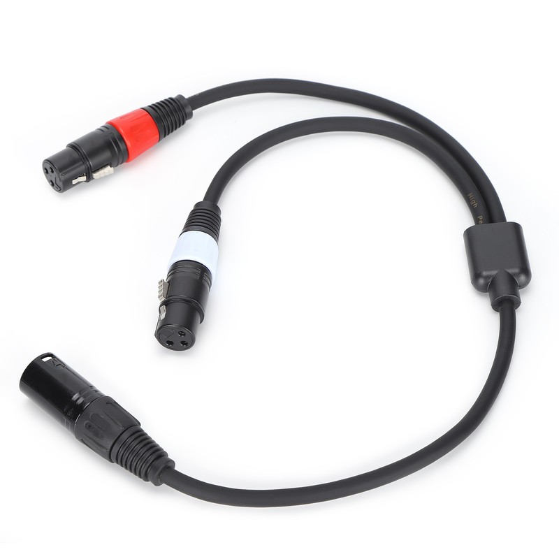 JORIND 5Pin XLR Male to Dual 3Pin XLR Female Cable