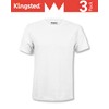 Kingsted Mens Short Sleeve Crew Neck T-Shirts (White, X-Large)
