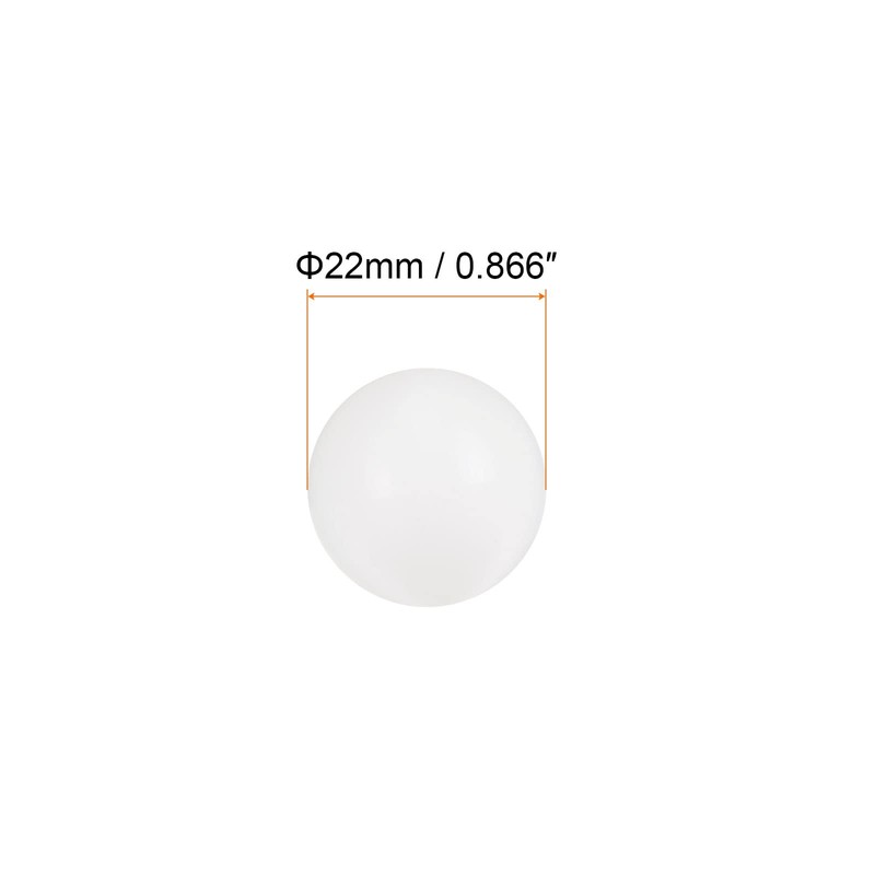 sourcing map PA66 Nylon Solid Plastic Balls 22 mm G3