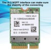 ASHATA Qualcomm Atheros WiFi Card Dual Band 802.11abgn with Bluetooth