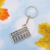 Elechobby Silver Abacus Keychain Mini Calculator Souvenir,Chinese Cultural Gift,Unique Asian