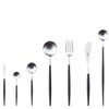 Kuchipole Single Item Serving Spoon GOA Silver x Black GO.14