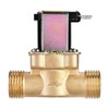 G1/2" DC 24V Normally Closed Brass Electric Solenoid Magnetic Valve