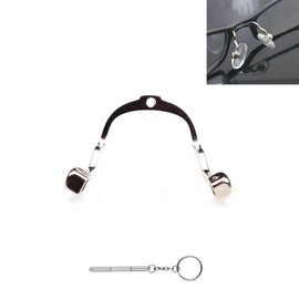 1 PC Eyeglass Nose Pads Arm Replacement Metal Pad Holder Bridge Plug-in Piece Stainless Steel Screwdriver Glasses Repair Kit