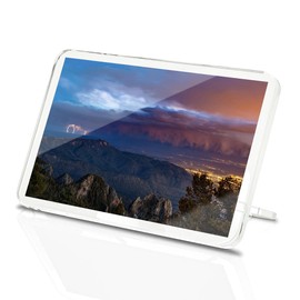 Classic Rectangle Magnet with Stand - Lightening Thunderstorm New Mexico - Fridge Locker Office Whiteboard Toolbox #53033