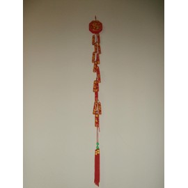 Vietnamese New Year Decorative Plastic Hanging Firecracker 40 inch Long (Dây pháo treo Tết)