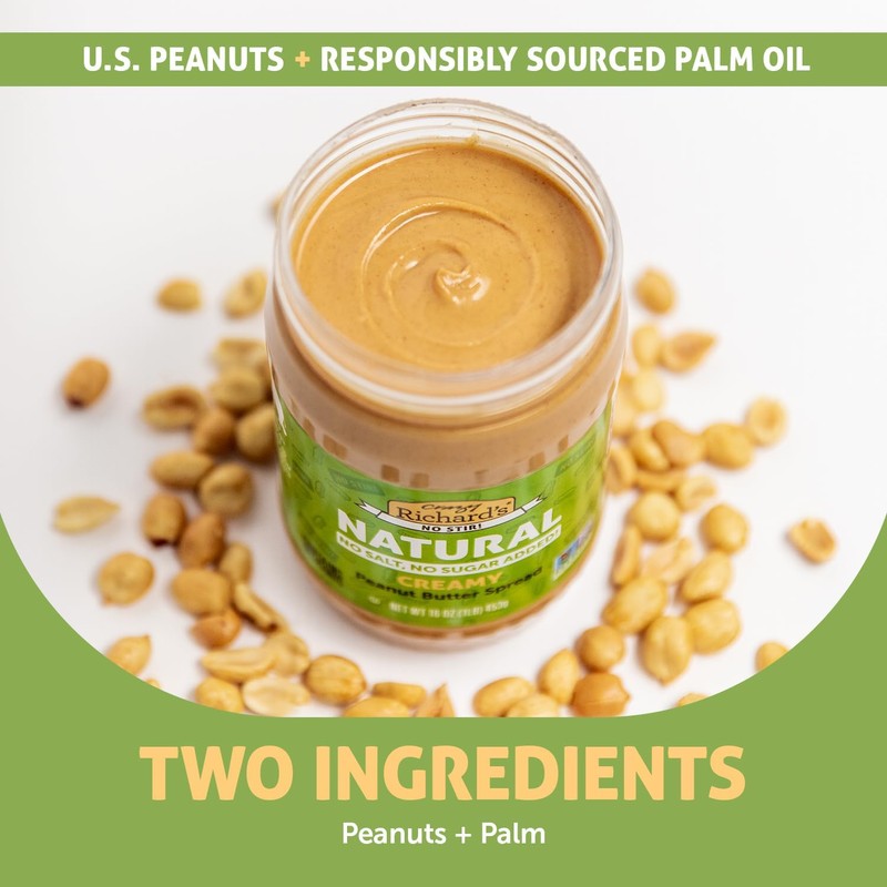 Crazy Richard's Creamy No Stir Peanut Butter with No Added