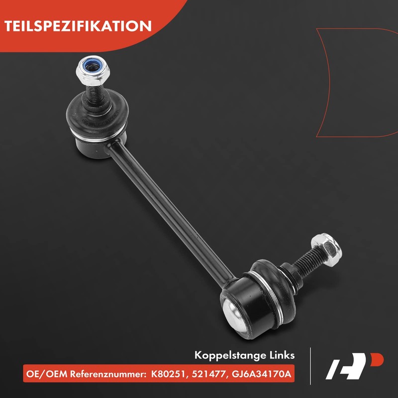 Frankberg 2 x Front Axle Coupling Rod Compatible with 6