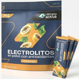 Electrolitos Polvo Maracuyá Sticks Azúcares Añadidos Suero Oral Magnesio Potasio Sodio Calcio Zinc Antioxidantes Bebida Hidratante Bajo Calorías