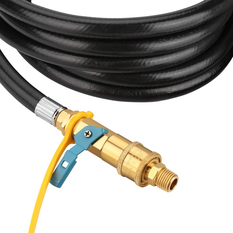 WADEO 12FT RV Propane Quick Connect Hose, RV Quick Connect