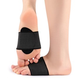 Kanoki Arch Support, For Foot, Flattened Support, Shock Absorption, Protective Pad, For Standing, Running, Climbing, Standing Work, Sports, Unisex (S)