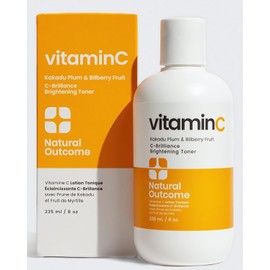 Kakadu Plum and Bilberry Fruit 8 oz Vegan Unscented Daily Witch Hazel Facial Natural Results C-Brilliance Vitamin C Toner for Astringency / 카카두 플럼과 빌베리 프루트 8온스 비건 무향의 얼굴용 데일리 위치 헤이즐 페이셜 떫은맛을 위한 자연스러운 결과 C-브릴리언시 비타민 C 토너