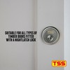 TSS Replacement Locking Rim Cylinder Lock, Supplied with 3 Keys.