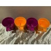New Set/4 Tupperware Stackable Mugs for your coffee/tea 350ml each
