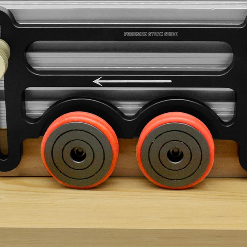 Woodworking Bearing Roller Guides for Table Saws with Sliding Blocks,