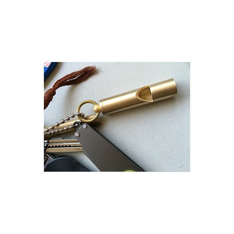 Outmate Premium Mini Emergency Whistle-H62 Brass Loud Version EDC Tools