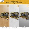 LBT Power Tool Organizer Wall Mount Garage Tool Storage with
