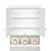 YLIEHS Multi-Functional Bathroom Storage Cabinet with Mirrors, Adjustable Shelves &