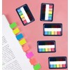 LRZCGB Sticky Tabs,500 Pieces Sticky Index Tabs Page Colorful Flags