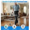 HOMLAND Folding Walkers for Seniors with Wheels, Lightweight Rolling Walker,