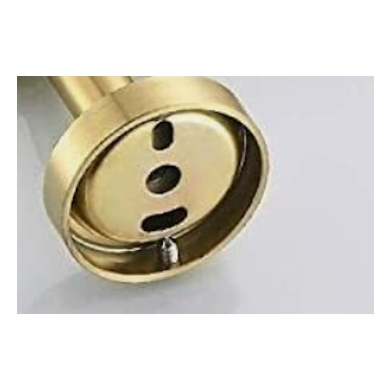 Housler® Brushed Brass Round Bathroom Accessories (Gold) (Round double Tumbler)