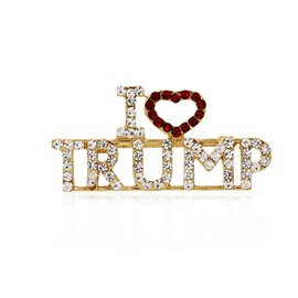 American Flag Pins 2024 American Flag Lapel Pins 2024 Crystal Lapel Brooch Memorabilia Gift for 2024 United States Presidential Election