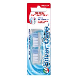 X2 Ersatz Zahnbürste Kopf, silber C