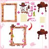 E1mity Wild West Party Photo Booth Props Selfie Frame Party