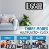 TXL 14.2"" Large Digital Wall Clock Battery Operated, Digital Clock