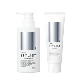 LIPPS Stylist Shampoo, Body, 13.5 fl oz (400 ml) & Hair Mask, 5.3 oz (150 g), Damage Care Set, Mandarin Scent, Supervised by Beauty Salons, Men's, Women's, Sarasara, Hair Care