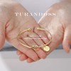 Turandoss Gold Initial Bracelets for Women Girls - Dainty Knot