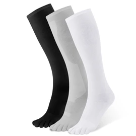 Compression Toe Socks for Women & Men,Knee High 15-20mmHg Graduated Circulation Support(3 Pairs) for Nurses,Travel