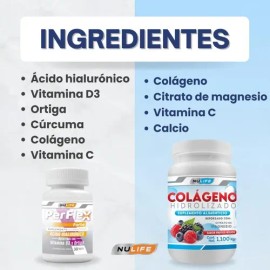 Pack Perflex Colageno Magnes Frutos Rojos Nulife