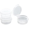 3Pcs 5 Grams Transparent Plastic Cosmetic Jars,Empty Clear Case, Mini