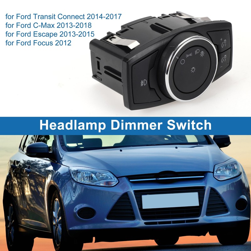 X AUTOHAUX No.CP9Z11654J/HLS1572/1S13817 Headlight Switch for Ford C-Max 2013-2018 Headlamp