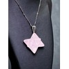Merkaba Necklace Pendant Rose Quartz