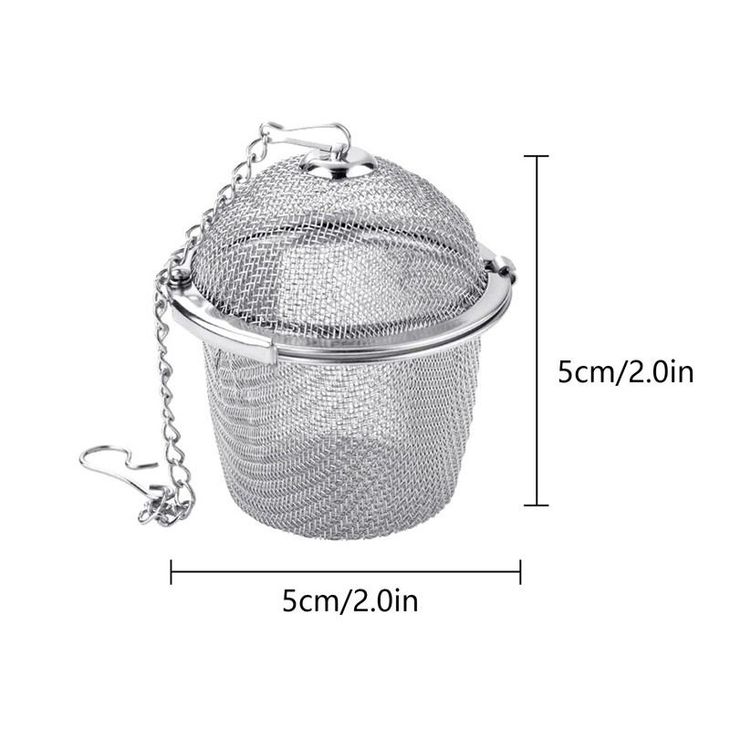 2 Pack 304 Stainless Steel Tea Ball and Cooking Infuser
