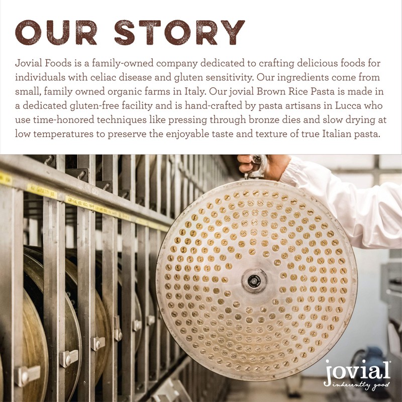 Jovial 100% Organic Gluten Free Brown Rice Pasta, Elbows, 4