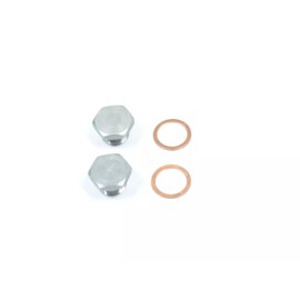 USA Speed (2 Pack) Stainless Steel 18mm x 1.5 Oxygen Sensor Hex Plug & Gasket Cap Bolt 02