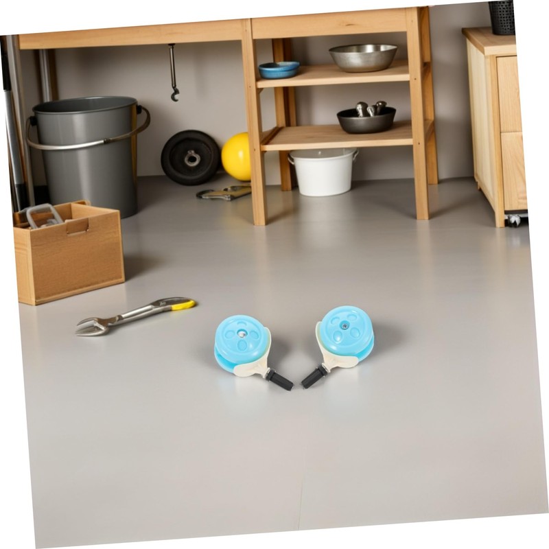 FOMIYES 4pcs Walker Replacement Wheels Quiet Swivel Casters for Detachable