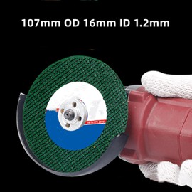 Cut Off Wheels, 107mm OD 16mm ID 1.2mm T Sharply Efficient Cutting Disc Hard Wearing for Sander (50 Pcs)