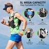 RISEMART Running Vest for Men and Women, Reflective Hydration Backpack