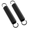 2 x 100mm Steel Extension Springs, Spring Diameter 18mm, Wire